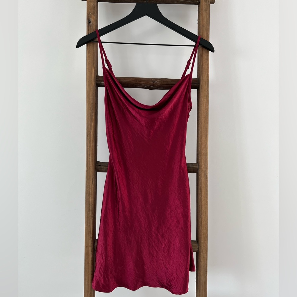 Silk Mini Cocktail Dress